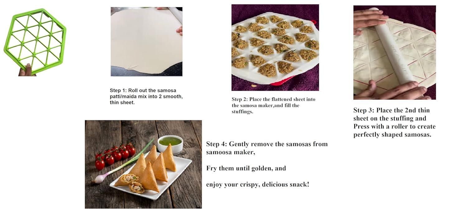 Samosa Maker Non-Stick Fast & Easy Samosa Press - Cartina.in
